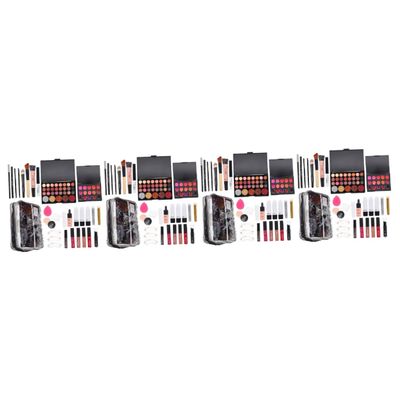 3 Sets Women's Makeup Set Gift for Women Cosmetics Sulies Makeup Brushes Lip Gloss for Women Mascara Sets Eyeshadow Set Makeup Kit Women Cosmetics Sulies Cosmetic Kit for Women ( Color : As Shownx4pcs