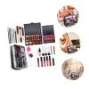 3 Sets Women's Makeup Set Gift for Women Cosmetics Sulies Makeup Brushes Lip Gloss for Women Mascara Sets Eyeshadow Set Makeup Kit Women Cosmetics Sulies Cosmetic Kit for Women ( Color : As Shownx4pcs view 4