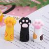 3 Pcs Cute Cat Paw Nipper Protective Cover Dead Skin Tweezers Cap Nail Scissors Sleeve Cuticle Trimmer Cover Cuticle Nail Protector view 3