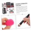 3 Sets Women's Makeup Set Gift for Women Cosmetics Sulies Makeup Brushes Lip Gloss for Women Mascara Sets Eyeshadow Set Makeup Kit Women Cosmetics Sulies Cosmetic Kit for Women ( Color : As Shown , Si view 2