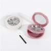 6 Pcs empty eyeshadow container Empty Eye Shadow Tray makeup Refillable Palettes makeup containers lip gloss containers sample containers Compact Powder Container makeup powder ( Color : Whitex2pcs , view 2