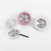 6 Pcs empty eyeshadow container Empty Eye Shadow Tray makeup Refillable Palettes makeup containers lip gloss containers sample containers Compact Powder Container makeup powder ( Color : Whitex2pcs , view 3