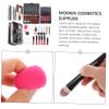 3 Sets Women's Makeup Set Gift for Women Cosmetics Sulies Makeup Brushes Lip Gloss for Women Mascara Sets Eyeshadow Set Makeup Kit Women Cosmetics Sulies Cosmetic Kit for Women (Color : As Shownx3pcs view 4