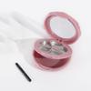 6 Pcs empty eyeshadow container Empty Eye Shadow Tray makeup Refillable Palettes makeup containers lip gloss containers sample containers Compact Powder Container makeup powder ( Color : Pinkx3pcs , S view 3