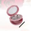 6 Pcs empty eyeshadow container Empty Eye Shadow Tray makeup Refillable Palettes makeup containers lip gloss containers sample containers Compact Powder Container makeup powder ( Color : Pinkx3pcs , S view 4