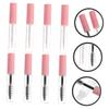 Empty Eyelash Tube 1 Set Eyeliner Stick Clear Eyelash Mascara Eyelash Cream Container Eyelash Cream Bottle The Pet Portable Pink Miss Lip Gloss Eyeliner Vials Tube ( Color : Pinkx5pcs , Size : 8.5x1.3 view 3