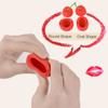 UpcoT Cherry Lip Plumper Lip Enhancer Plumper Lip Pump Silicone Lip Plumper Tool Lip Augmentation Full (Color : Redx2pcs, Size : Mediumx2pcs) view 3