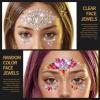 Teenitor Face Gems Festival Face Jewels Makeup Face Rhinestones, Hair Gems, Eye Gems, Body Gems, Stick On Gems for Face, Eye, Body, Hair view 4