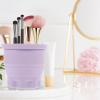 Cabilock Makeup Brush Cleaning Bowl Silicone Brush Washer for Easy Cleaning Quick Drying Versatile Holder for All Makeup Tools for Eyeshadow Cosmetic Sponges Design view 2