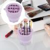 Cabilock Makeup Brush Cleaning Bowl Silicone Brush Washer for Easy Cleaning Quick Drying Versatile Holder for All Makeup Tools for Eyeshadow Cosmetic Sponges Design view 4