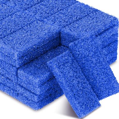 Batiyeer 100 Pcs Pumice Stone for Feet Scrubber Dead Skin Disposable Foot Pumice Foot Shower Scrubber Foot Scrubber for Heel Cuticle Callus Remover Bath Spa (Blue)