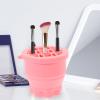 Cabilock Makeup Brush Cleaner Silicone Bowl for Easy Cleaning Storage Compact Design for Travel for Eyeshadow Makeup Brushes Reusable view 3