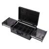 BeiseYu Deluxe Barber Case with Lock - Lightweight Travel Organizer for Hair Stylists, Pet Groomers, and Makeup Artists - Aluminum and Plastic view 4