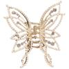 GALPADA Butterfly Hair Clip Rhinestones Elegant Hair Clamp Accessory for Women for Everyday Use and Special Occasions view 1