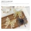 GALPADA Butterfly Hair Clip Rhinestones Elegant Hair Clamp Accessory for Women for Everyday Use and Special Occasions view 3