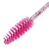50pcs Nylon Makeup Brush Mascara Wands Eyelash Eyebrow Disposable Portable Brush Professional Makeup Tools(Rose Red) view 2