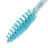50pcs Nylon Makeup Brush Mascara Wands Eyelash Eyebrow Disposable Portable Brush Professional Makeup Tools(Light Blue) view 2