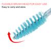 50pcs Nylon Makeup Brush Mascara Wands Eyelash Eyebrow Disposable Portable Brush Professional Makeup Tools(Light Blue) view 4