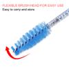 50pcs Nylon Makeup Brush Mascara Wands Eyelash Eyebrow Disposable Portable Brush Professional Makeup Tools(Dark Blue) view 4