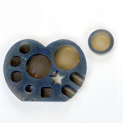 Lash Lift Brow Lamination Paltter Lash Liftting and Tint lotion Mixing Dish Tray Silicone Plate Container For Convenient Eyelash Perm Dye Work Flipped Heart Palette Lash Brow Plate