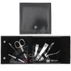 3 Swords Germany - brand quality 7 piece manicure pedicure grooming kit set for professional finger & toe nail care scissors clipper fashion leather case in gift box - Made in Germany view 1