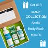 Man1 Man Oil Man1 Collection: Penile Health Gift for His Anniversary, Birthday or Holiday. Give Him a Unique Present Hell Love. Three Premium Products for Complete Penile Care, Senfla and Body Wash view 3