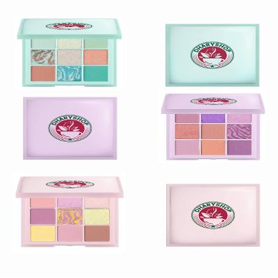 DHARYSHOP Mini paleta de sombras de ojos - 9 tonos - Ideal para viajar - Colores ricos y ultramezclables con textura aterciopelada Eyeshadow (Rosi)
