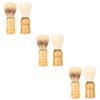 Beaupretty 6pcs Handle Shaving Brush for Men Natural Boar Bristles for Rich Grooming Accessory for Home and Travel Use for Fathers and Friends view 1