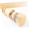 Beaupretty 4pcs Beard Brush Handle Shaving Brush for Men for Grooming Facial Hair and Beard Styling and Boar Bristle Travel and Salon Use view 2