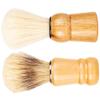 Beaupretty 4pcs Beard Brush Handle Shaving Brush for Men for Grooming Facial Hair and Beard Styling and Boar Bristle Travel and Salon Use view 4