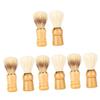 Beaupretty 8pcs Handle Shaving Brush for Men Beard Brush Natural Boar Bristles for Rich and Gentle Scrubbing for Home and Travel Use view 1