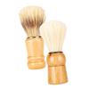 Beaupretty 8pcs Handle Shaving Brush for Men Beard Brush Natural Boar Bristles for Rich and Gentle Scrubbing for Home and Travel Use view 4