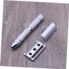 FOMIYES 2pcs Double Edge Safety Razor for Men Stainless Steel Shaving Tool Textured Grip for Professional Barbershop Home Use Leaves Skin Smooth Without Irritation view 4