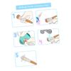 Beavorty 2pcs Silicone Makeup Brush Cleaner Mat Gentle Scrubbing Pad for Brush Cleaning Travel-friendly Design Mint Green Pink Essential Makeup Tool for Organizing and Cleaning view 2