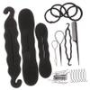 Beavorty 3sets Hair Bun Styling Tools Hair Braiding Kit Twisting Bun Clips for Outings view 3