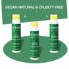 ALIDA PURE Spearmint Lip Balm Collection, Vegan Set, Beeswax Free, with Organic Jojoba and Avocado Oil, Vitamin E, Natural Moisturizer for Dry, Chapped Lips, 3 Tube Set view 3