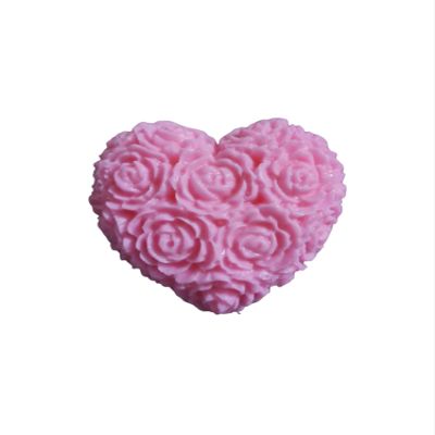 Baby Shower and Gender Reveal souvenirs, Wedding and Quinceaera party. Glycerin soap with essential oil of rose, also ideal for birthday gifts, parties and celebrations, 1 Pack(6 count) (Rose)