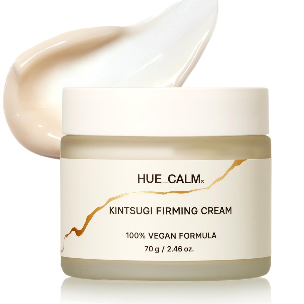 HUECALM Kintsugi Firming Cream  Vegan Korean Skincare for Hydration, Wrinkle Care, and Firming | Peptides, Centella & Hyaluronic Acid for Radiant Skin