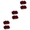 ABOOFAN 6pcs Flower Hair Accessory Wedding Hair Decorations Floral Comb for Bride view 1