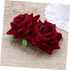 ABOOFAN 6pcs Flower Hair Accessory Wedding Hair Decorations Floral Comb for Bride view 2