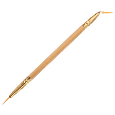 FOMIYES 3pcs Double-ended Eyeliner Brush Makeup Tool Bent Straight Tips for Precise Application for Beginners Soft Synthetic Bristles for Smooth Liner Finish