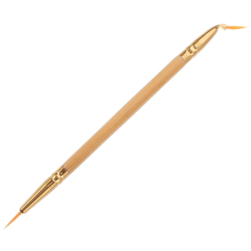 FOMIYES 3pcs Double-ended Eyeliner Brush Makeup Tool Bent Straight Tips for Precise Application for Beginners Soft Synthetic Bristles for Smooth Liner Finish