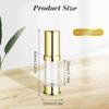 15 Pcs 0.17oz/5ml Airless Pump Bottle Refillable Vacuum Pump Bottles Travel Size Cosmetic Container for for Lotion Cream Moisturizer Facial Serum view 2