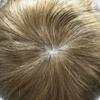 Mens Toupee Wigs Hair System for Men All French Lace Hair Piece Replacement Mens Hair Unit Natural Hairline Toupee for Men (8''X10'', 18 Medium Blonde-120% Med-light to Medium Density) view 3