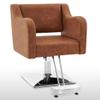 BarberPub Classic Salon Chair for Hair Stylist,Hydraulic Barber Styling Chair,Beauty Salon Spa Equipment 3802 (Brown) view 1