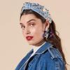 MOLOCH Western Headband Cowgirl Headband for Women Cowboy Boot Hat Stars Knotted Head Band Crystal Jeweled Top Knot Hairband Western Country Concert Hair Accessories Bachelorette Outfit Gifts view 2
