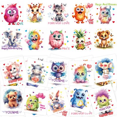 Fancy Land Valentines Tattoos for Kids Temporary Valentine's Day Tattoo Individual for Classroom Exchange Goodie Bag Stuffers 140Pcs