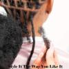 Afro Kinkys Bulk Human Hair for Dreadlock Extensions 8 Inches 30 Gram Natural Black Loc Repair Afro Kinky Braiding Human Hair for Locs (8 Inch 2 Bundles/Package) view 2