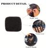 Afro Kinkys Bulk Human Hair for Dreadlock Extensions 8 Inches 30 Gram Natural Black Loc Repair Afro Kinky Braiding Human Hair for Locs (8 Inch 2 Bundles/Package) view 3