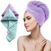 AROLIX Hair Wrap Towel Hair-Drying Bathrobe Magic Hair Towel Super Quick-Drying Cotton for Women (Purpule) view 4